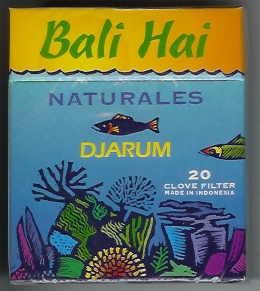 Bali- Hai Naturales Djarum cigarettes clov filter